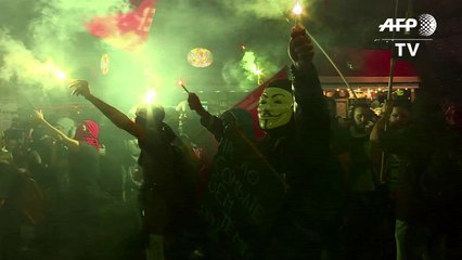 Brésil: arrestations de manifestants anti-JO à Rio