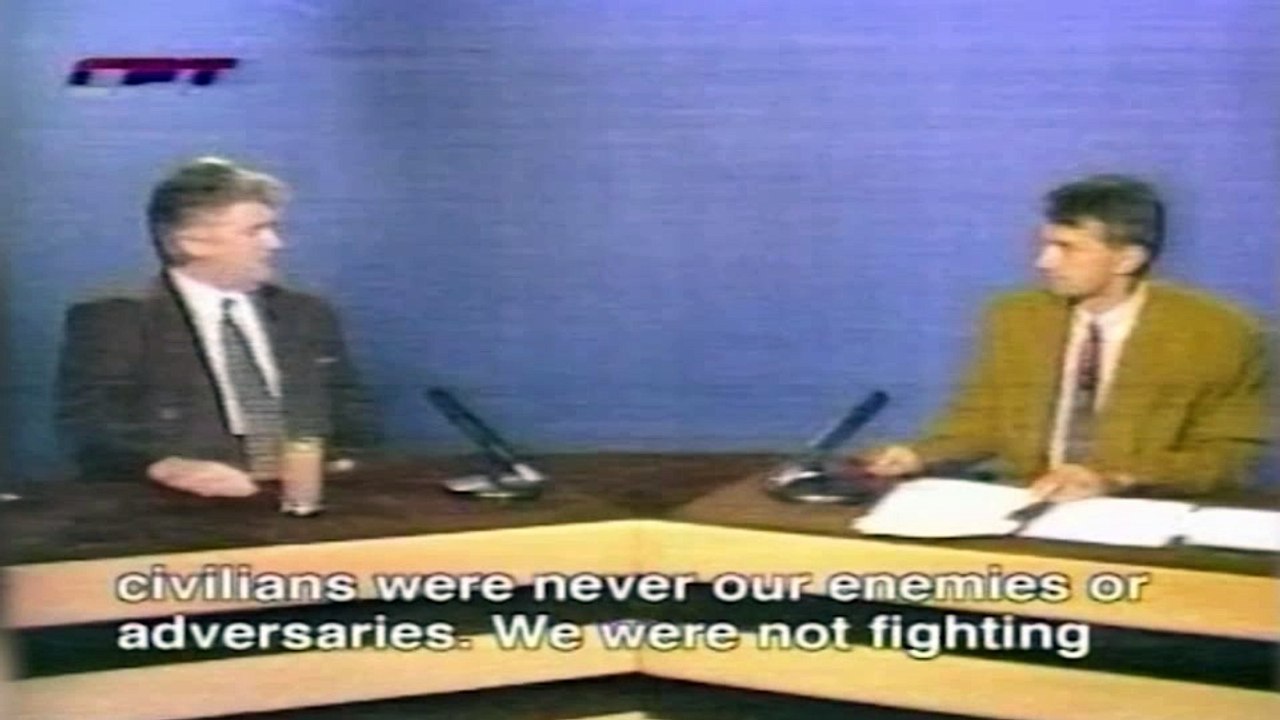 Izjava Radovana Karadžića o padu Srebrenice SRT