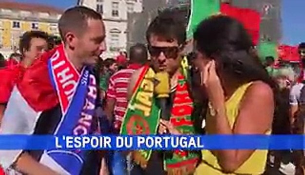 Une journaliste se fait piéger en direct par un faux supporter portugais qui s'empresse d'insulter Valls