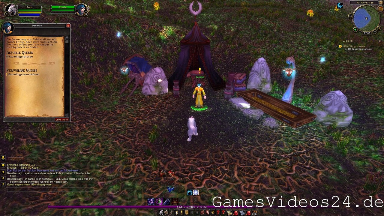 World of Warcraft Quest: Bäumlingssprosse