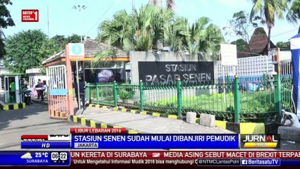 Arus Balik, Stasiun Senen Dipenuhi 32 Ribu Penumpang
