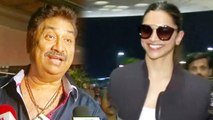 Sudhir Mishra & Deepika Padukone Spotted At Airport