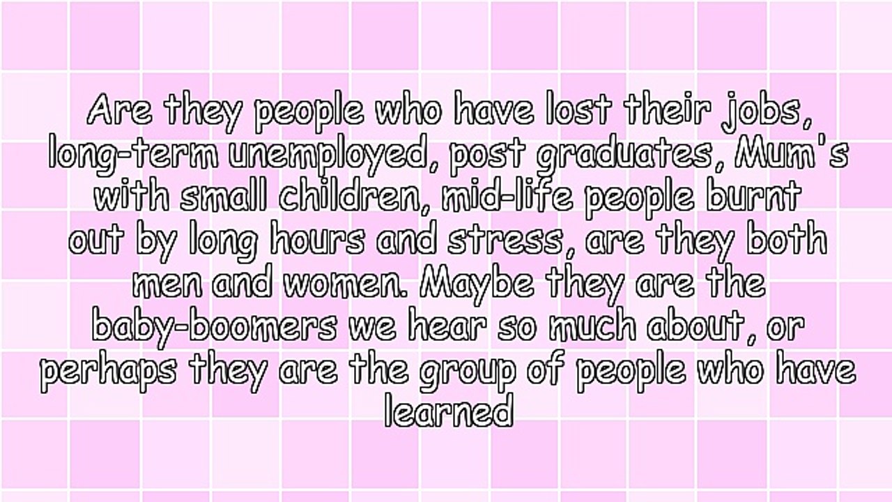 Who Are the People Who Want to Work at Home?