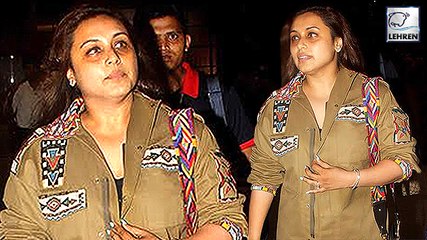 Rani Mukerji Looks MISERABLE After Pregnancy