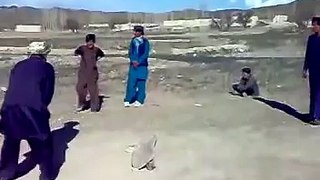 Pashto funny video clip - funny pathan playing cricket