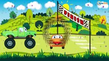 Cartoons for children - Racing Cars - extreme racing in the desert - Cars & Trucks Adventures