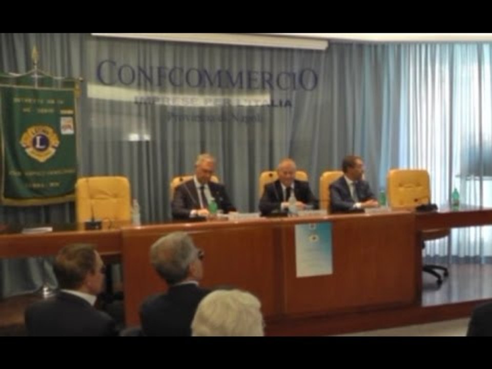 Napoli - "Dagli aiuti agli investimenti umanitari", intesa Lions-Confcommercio (08.07.16)