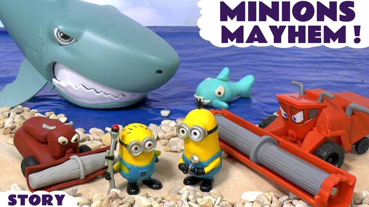 MINION MAYHEM --- Join the Minions as they have a new invention turning Disney Cars Toys into Play Doh and other things, Featuring Thomas and Friends, Ultron and The Incredible Hulk from the Avengers and many more family fun toys