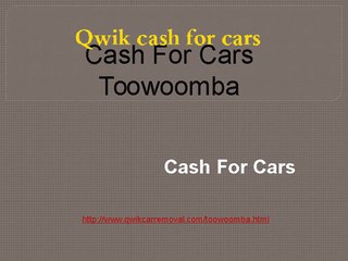 Cash For Cars Toowoomba