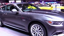 2017 Ford Mustang GT Exterior and Interior Walkaround Debut 2016 Geneva Motor Show REVIEW