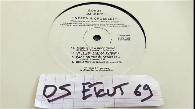 NOLEN & CROSSLEY-DREAMIN'(RIP ETCUT)GORDY REC 81