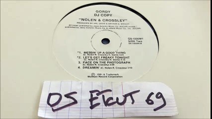 NOLEN & CROSSLEY-FACE ON THE PHOTOGRAPH(RIP ETCUT)GORDY REC 81