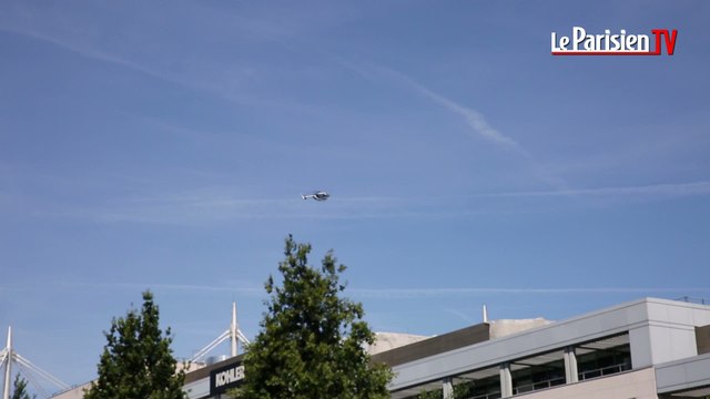 Euro 2016 : Deschamps, Lloris et Sagna prennent l'hélicoptère