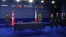 Milli Savunma Bakanı Işık ile Polonya Savunma Bakanı Macierewicz Arasında İşbirliği Anlaşması...