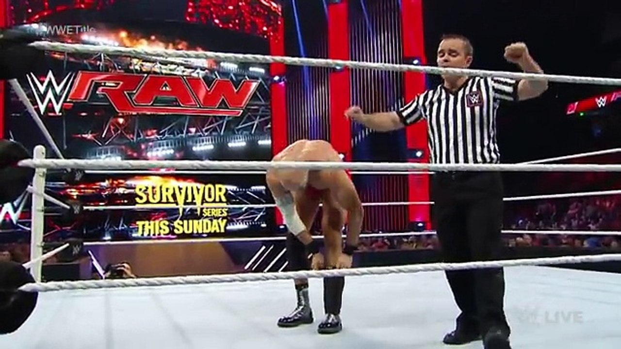 WWE Roman Reigns vs. Cesaro two  powerhouses of wwe HD 2016