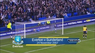 Everton 7 Sunderland 1 - 24 November 2007