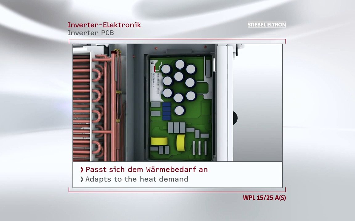 STIEBEL ELTRON Inverter-Luft|Wasser-Wärmepumpe WPL 15/25 AS