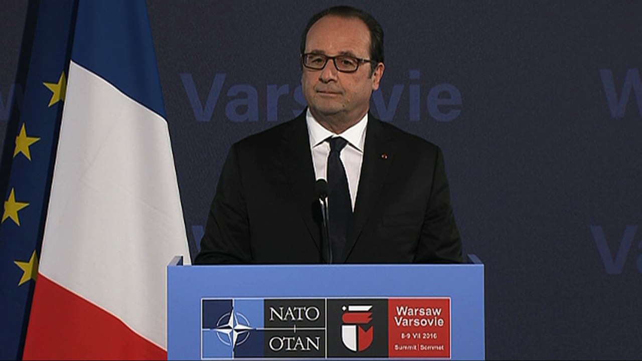 Conférence de presse au Sommet de l’OTAN à Varsovie