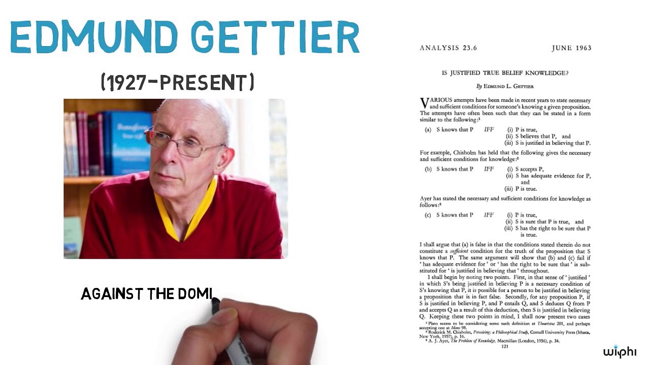 PHILOSOPHY - Epistemology: Analyzing Knowledge #1 (The Gettier Problem) [HD]