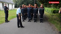 Meucon (56). 80 jeunes sapeurs pompiers préparent le 14-Juillet