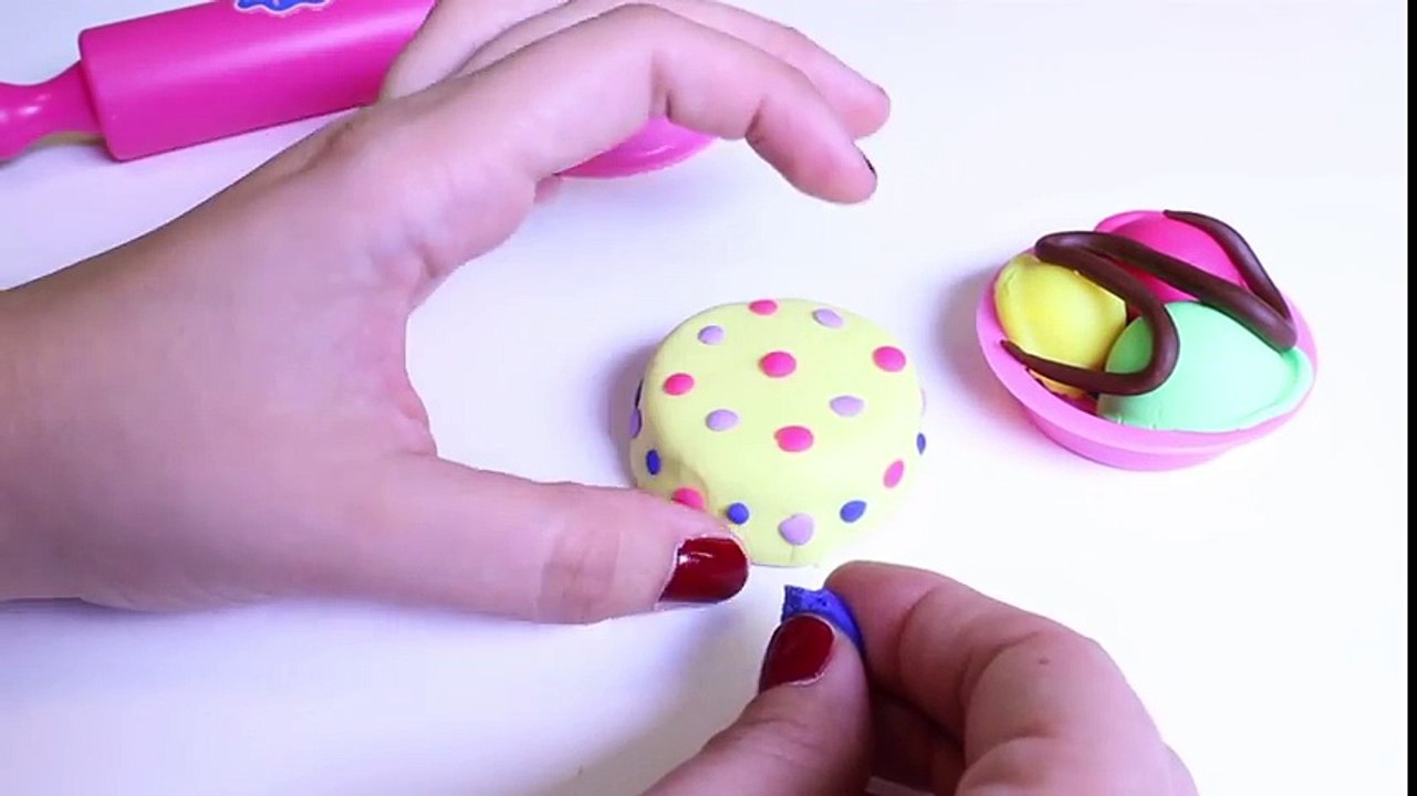 Peppa Pig Cooking Play Set Play Doh Food Ice Cream Playdough Chef Peppa Pig Cooking Set Carry Case