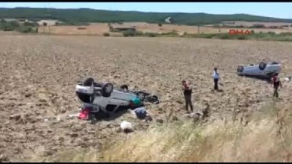 Çanakkale - Gelibolu'da Trafik Kazası 9 Yaralı