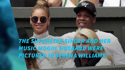 Jay-Z and Beyonce spotted at Wimbledon Ladies Final
