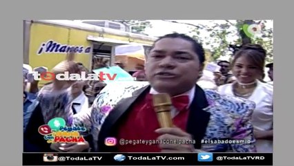 El Pacha inicia el programa desde la calle-Pégate y Gana-Video