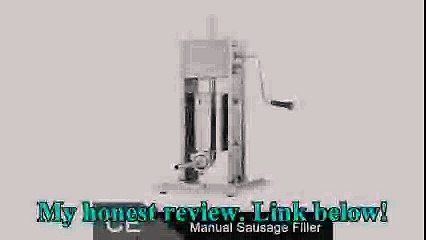3 Liter Professional Sausage Filler Stuffer Vertical Stainless Steel Salami Make