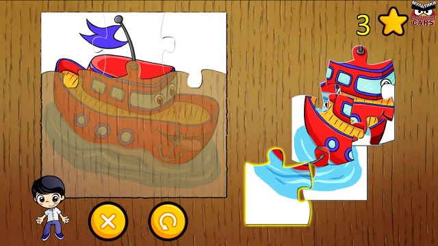Машинки Пазлы для Малышей - Cars Puzzles Vehicles for Kids