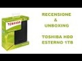 Toshiba HDD Esterno 1Tb - Unboxing & Recensione ITA