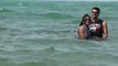 Couples Taking Sea Bath In Saint Martin's Island Sea Beach