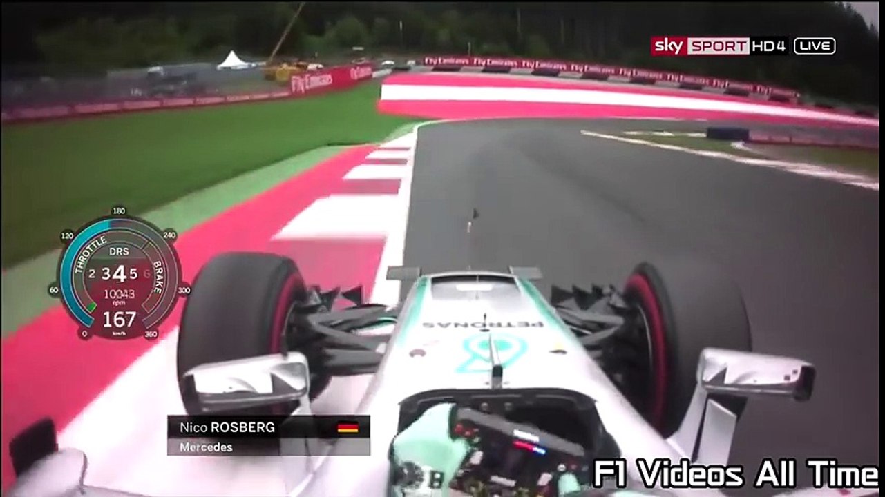 Austrian 2016 - Rosberg vs Hamilton - Onboard