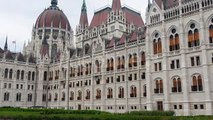 View of Hungarian Gothic Parliament, Budapest, Hungary - Stock Footage | VideoHive 14833485
