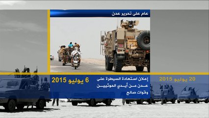 أبرز المحطات التي مرت بها عدن خلال عام