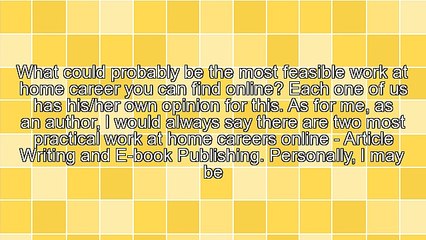 Two Ways to Work at Home and Earn More