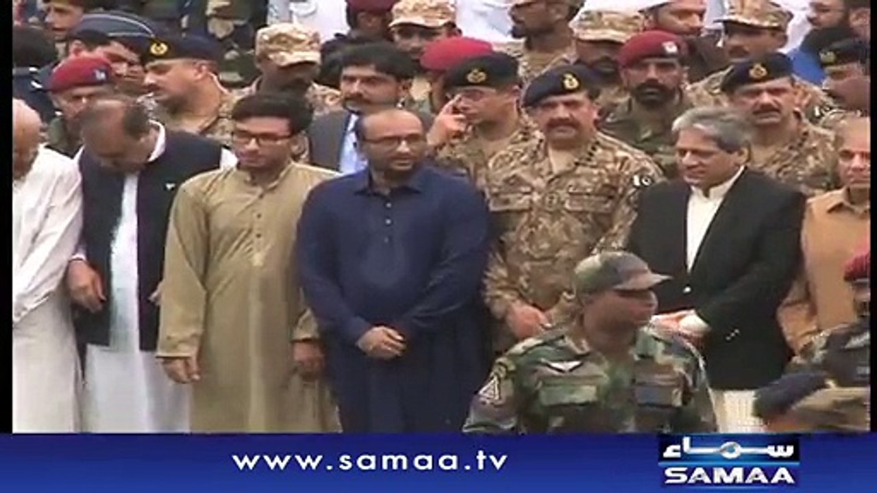 President Mamnoon Hussain and Raza Rabbani Laughing During Abdul Sattar Edhi’s Funeral