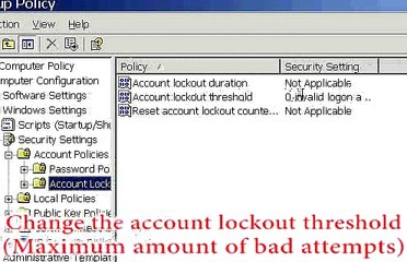 block access to windows if somone enter