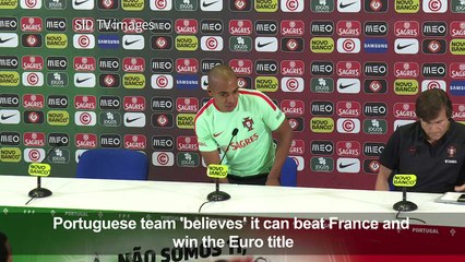 Portuguese team 'believes' it can beat France to win Euro title