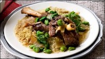 Recipe Preserved lemon and broad bean lamb shank tagine