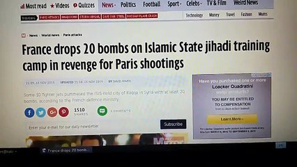 World war 3 Declared France attacks Syria