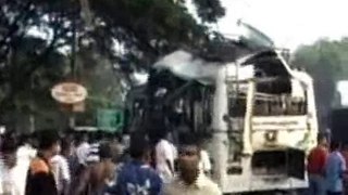 LTTE terrorist bomb blast in a civilian bus kills 20