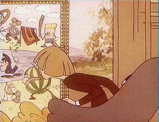 Картина. Ехал Ваня на коне