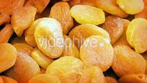 Pile Of Dried Apricots Rotating - Stock Footage | VideoHive 15559660