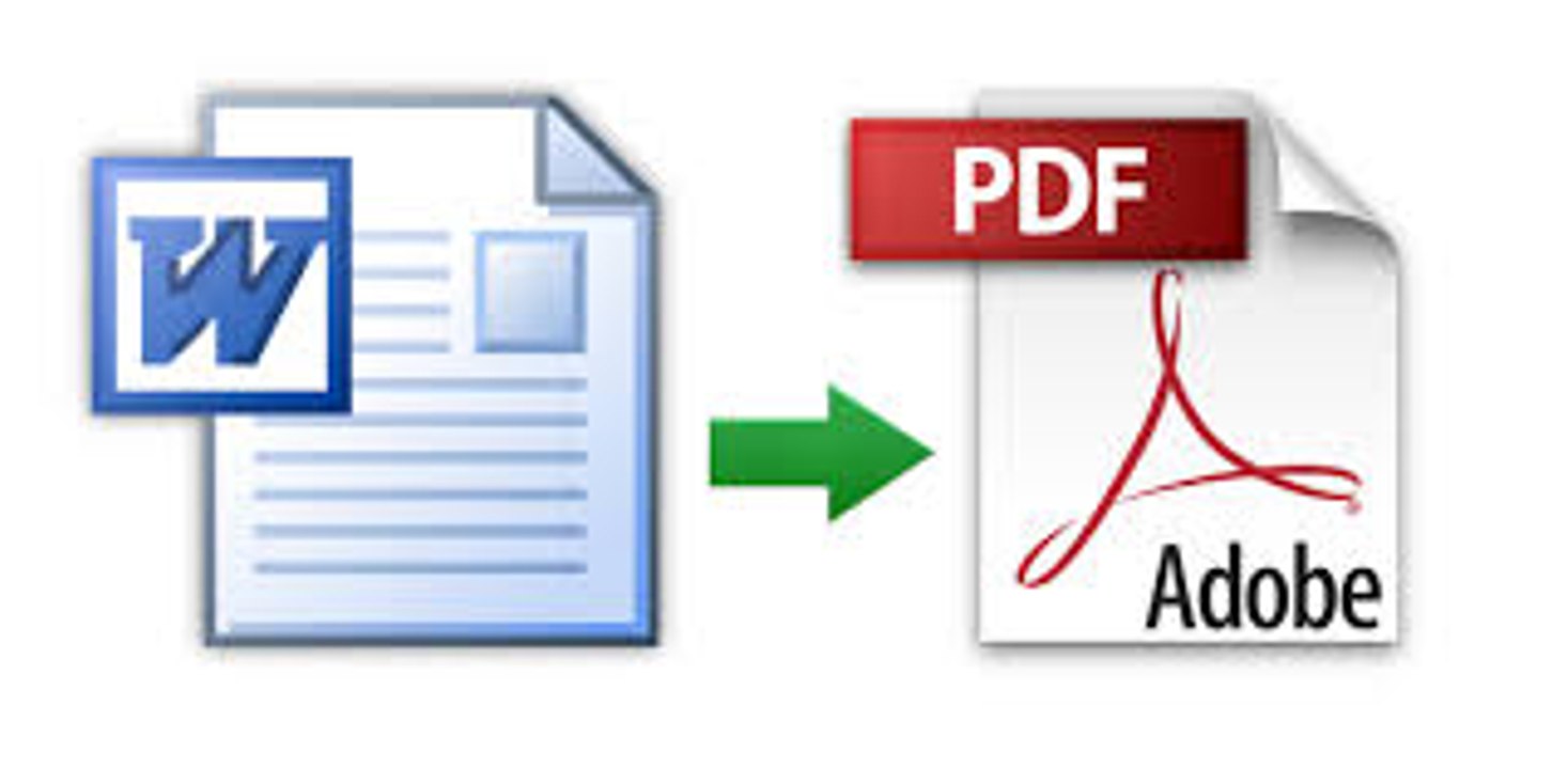 How to Save Microsoft Word File into PDF format