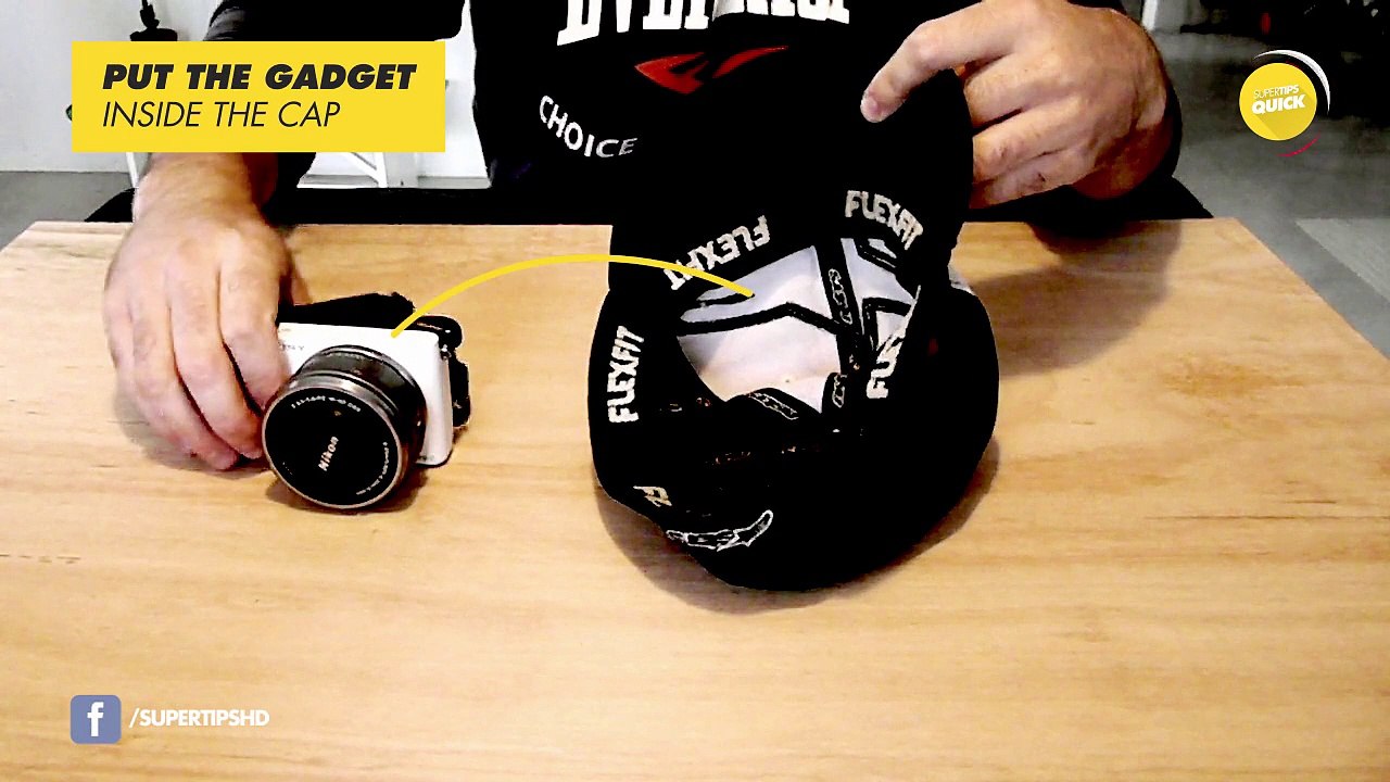 Pack your gadgets with a Baseball Cap