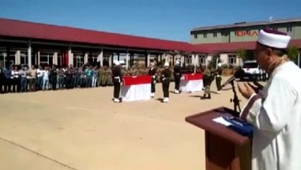 Mardin Saldırıda Şehit Olan 2 Asker İçin Tören Düzenlendi