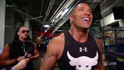 WWE The Rock Returns and mess with The Miz Rusev and Big Show HD 2016