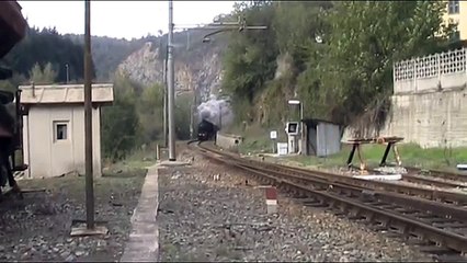 LOCOMOTIVA a Vapore FS  740 - 244  . 19 EXPO Valle Stura .(  ROSSIGLIONE )