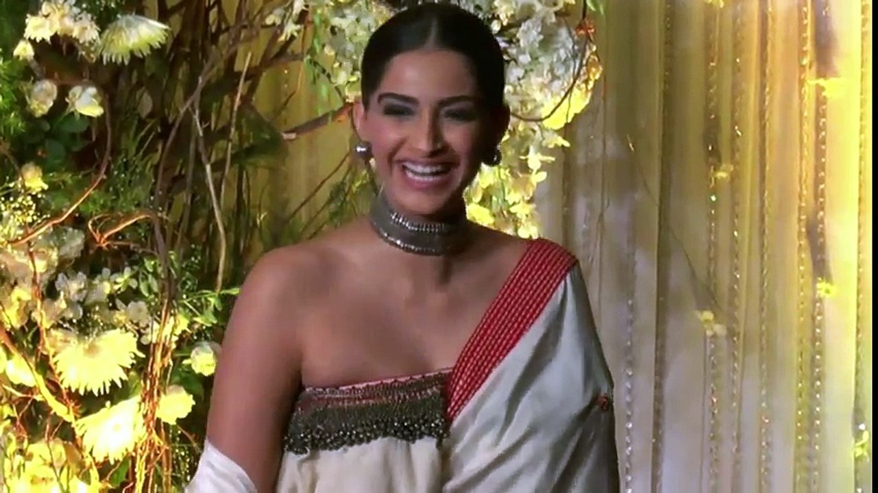 Sonam Kapoor In Saree with Shoes During Kashish Film Festival